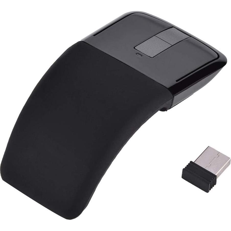 Ratón Táctil Plegable USB 2.4GHz Yunseity Ergonómico Negro