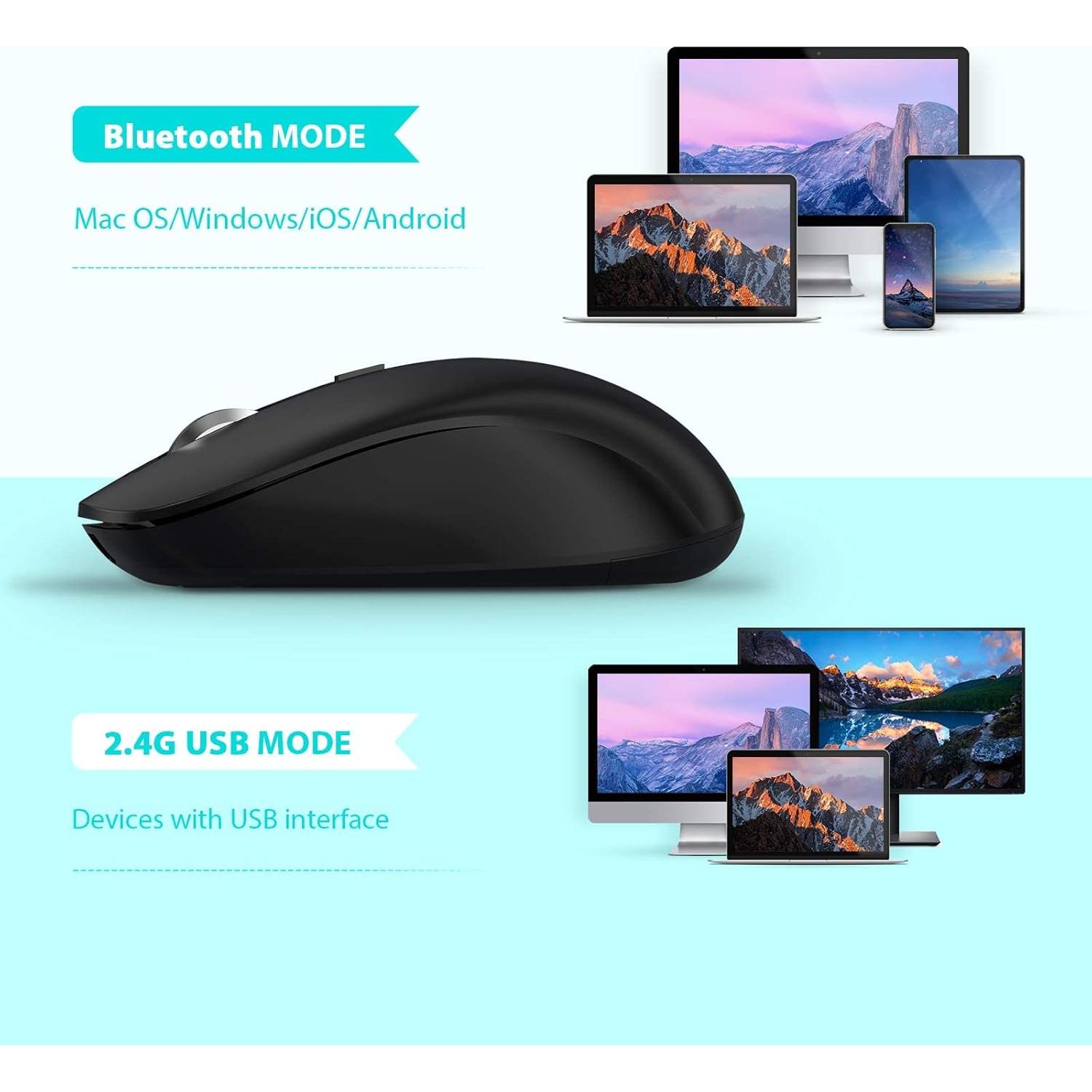 Ratón Inalámbrico Bluetooth Joyaccess JMS30110BK - Negro