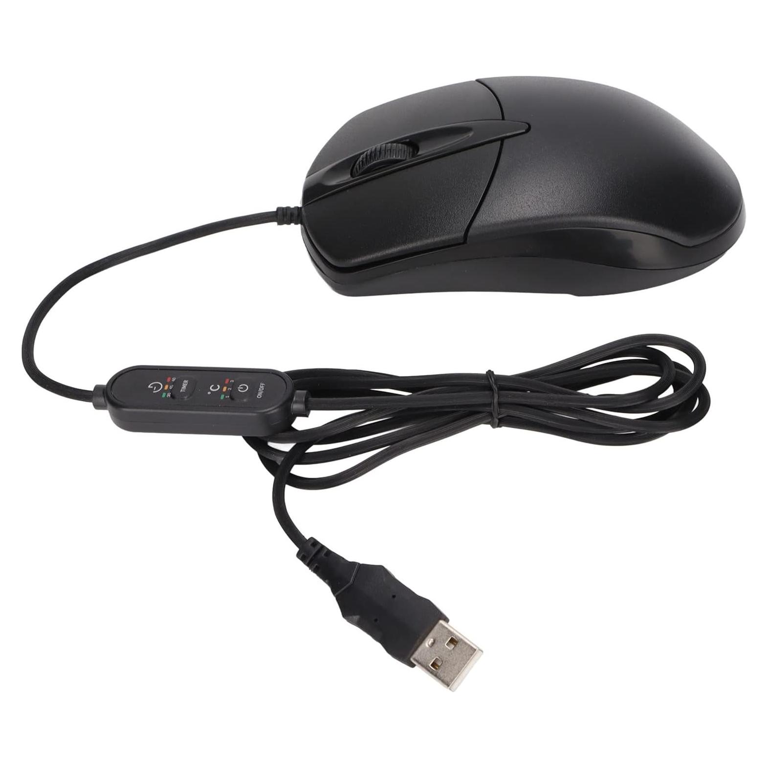 Ratón Calentado Ergonómico SUNGOOYUE 1600DPI USB Negro