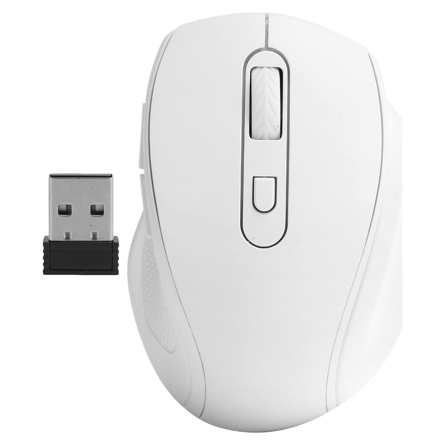 Mouse Inalámbrico Ergonómico Vbestlife 1600DPI Blanco