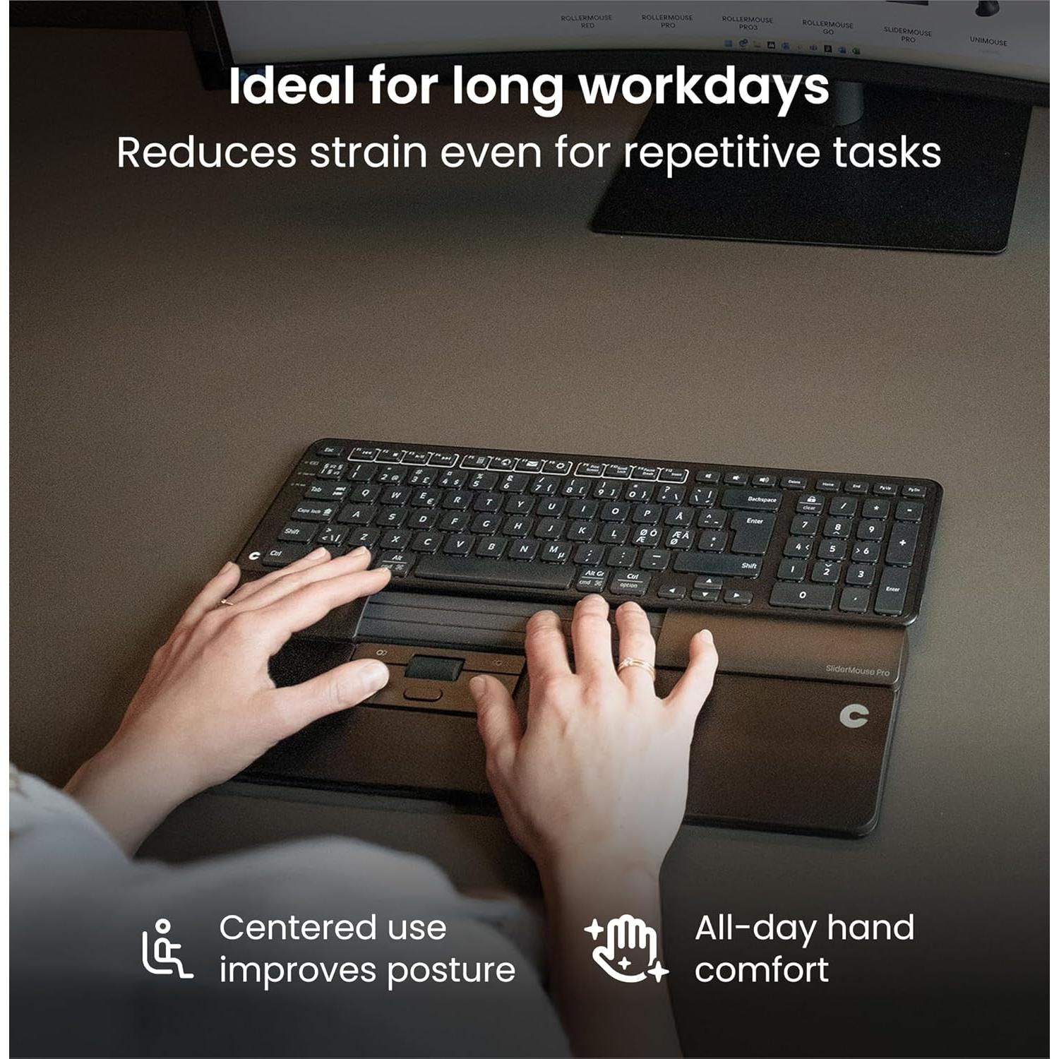 Mouse Ergonómico Inalámbrico Contour Design SliderMouse Pro