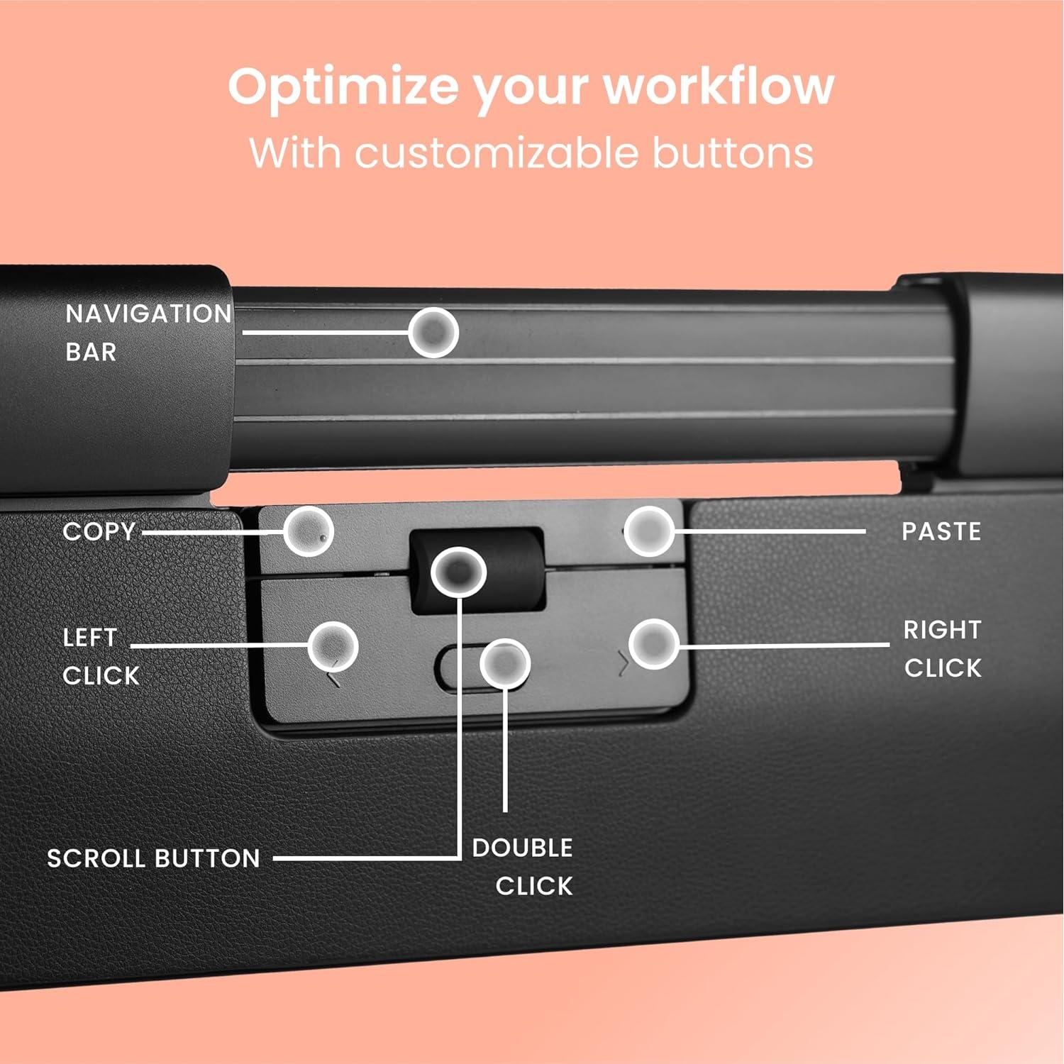 Mouse Ergonómico Inalámbrico Contour Design SliderMouse Pro