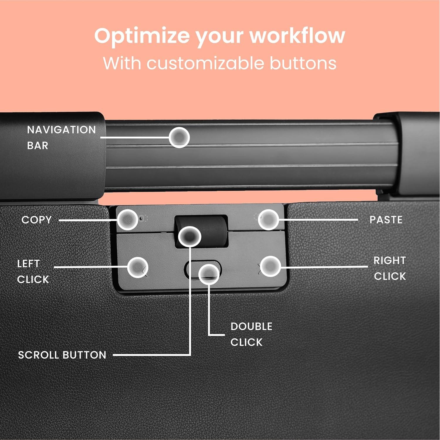Mouse Ergonómico Contour SliderMouse Pro con Cable 38.1cm