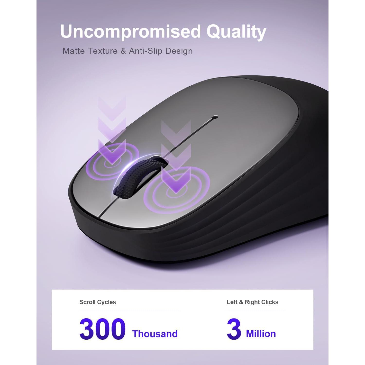 Ratón Inalámbrico Bluetooth wegear MW2, 1600 DPI, Compacto