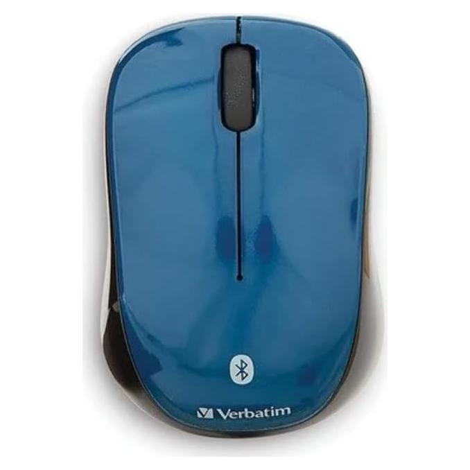 Ratón Bluetooth Inalámbrico Verbatim Multi-Trac LED Azul