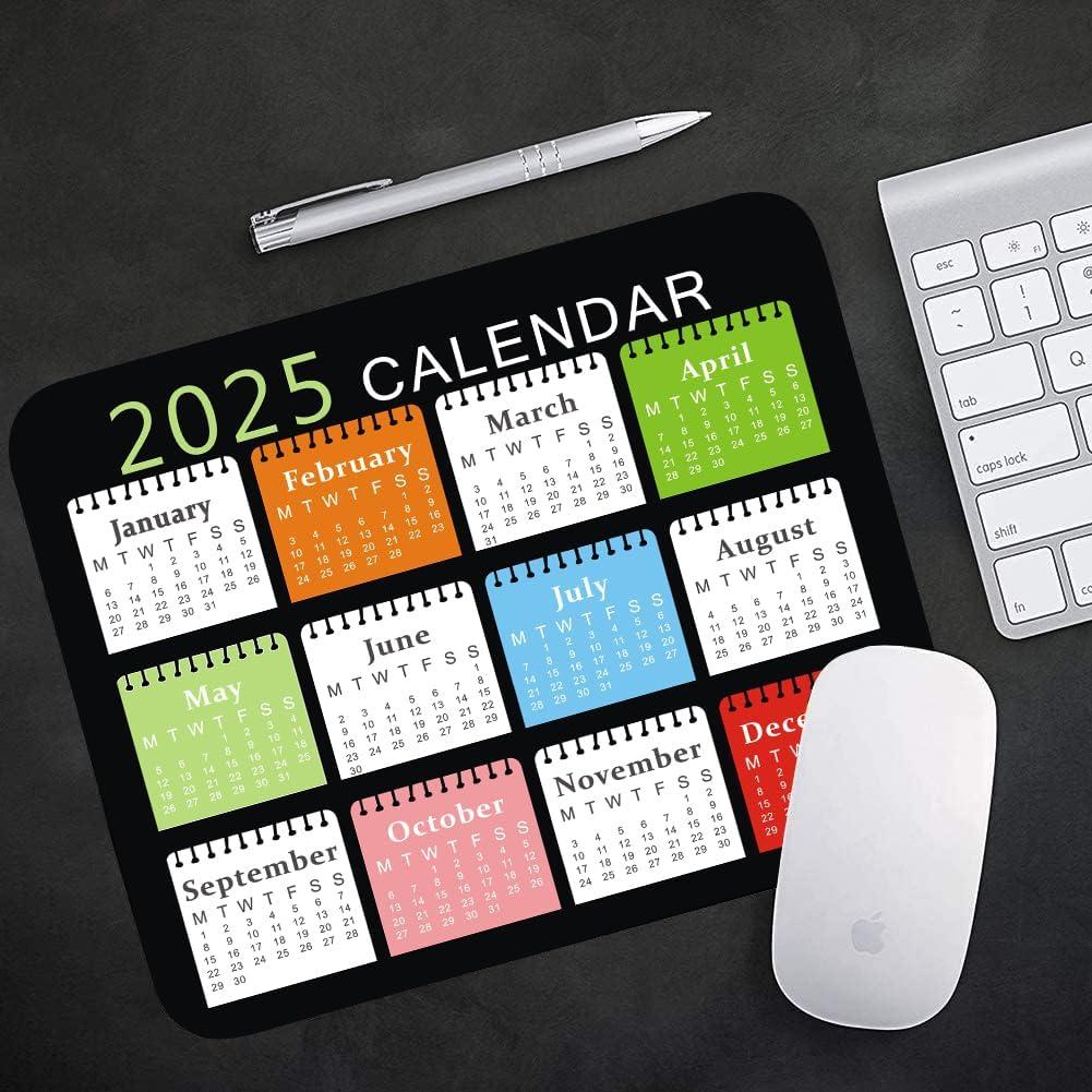 Alfombrilla de Ratón Amakoo M-03p Calendario 2025 24.9x20.3cm