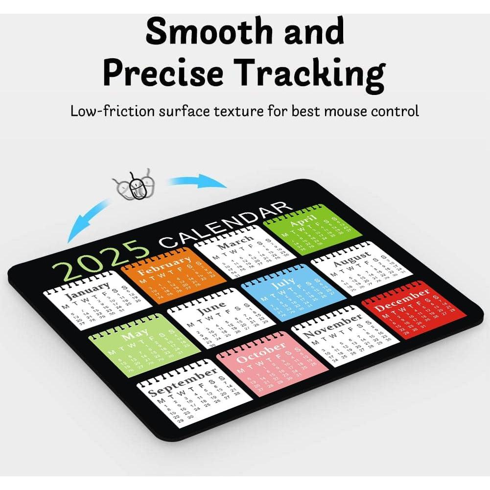 Alfombrilla de Ratón Amakoo M-03p Calendario 2025 24.9x20.3cm