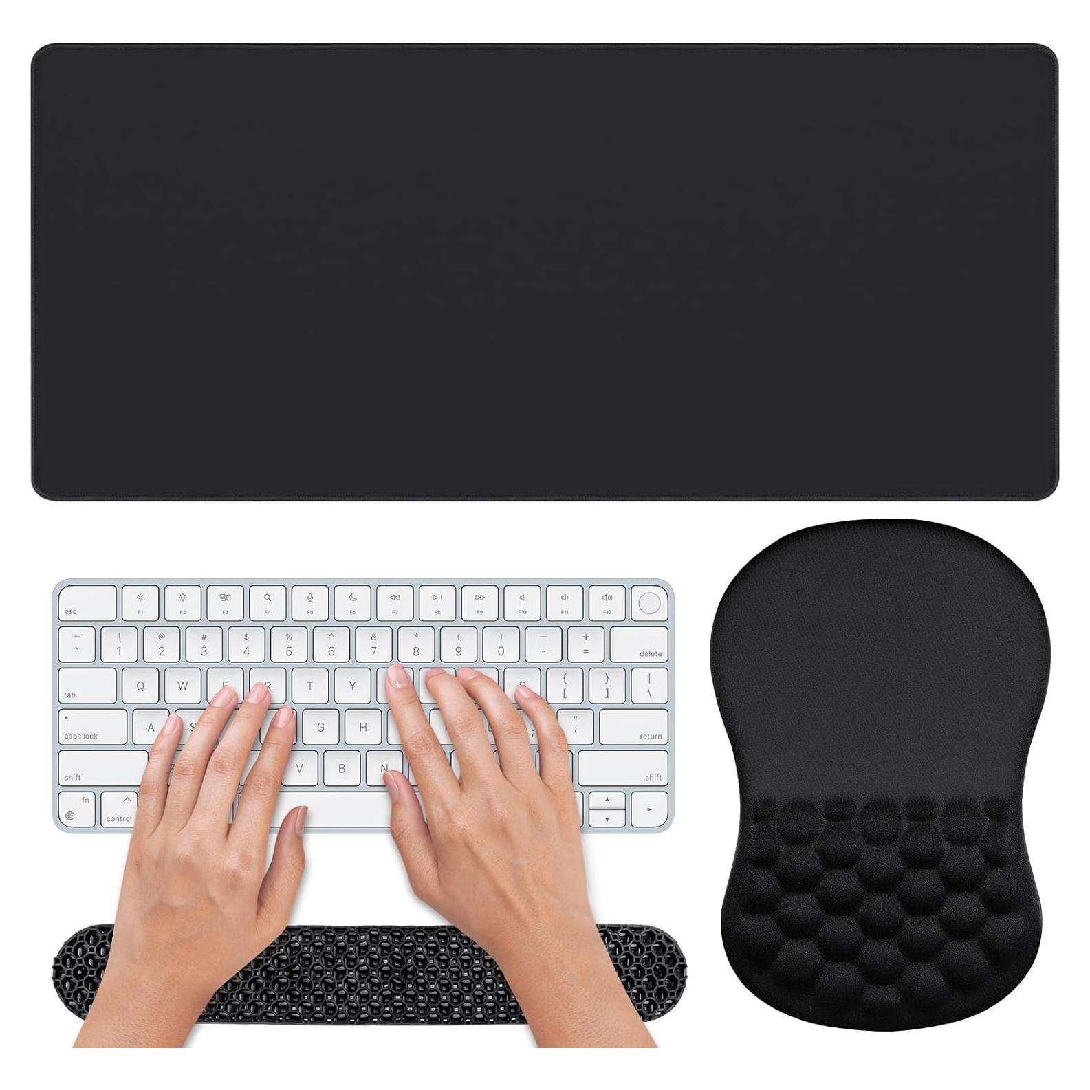 Juego 3 en 1 Almohadilla Ergonómica Jamboa con Reposamuñecas