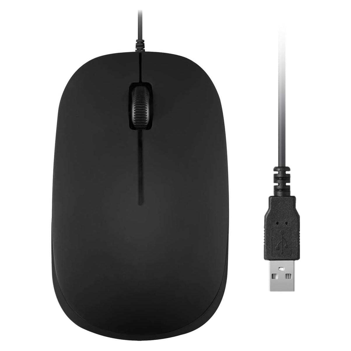 Ratón Óptico USB Perixx PERIMICE-201U 3 Botones 1000dpi Negro