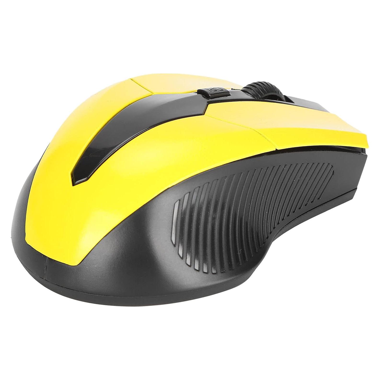 Ratón Inalámbrico USB Tangxi Amarillo 800-1600 DPI