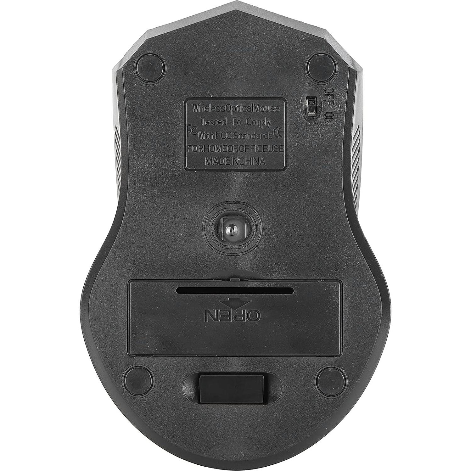 Ratón Inalámbrico USB Tangxi Amarillo 800-1600 DPI