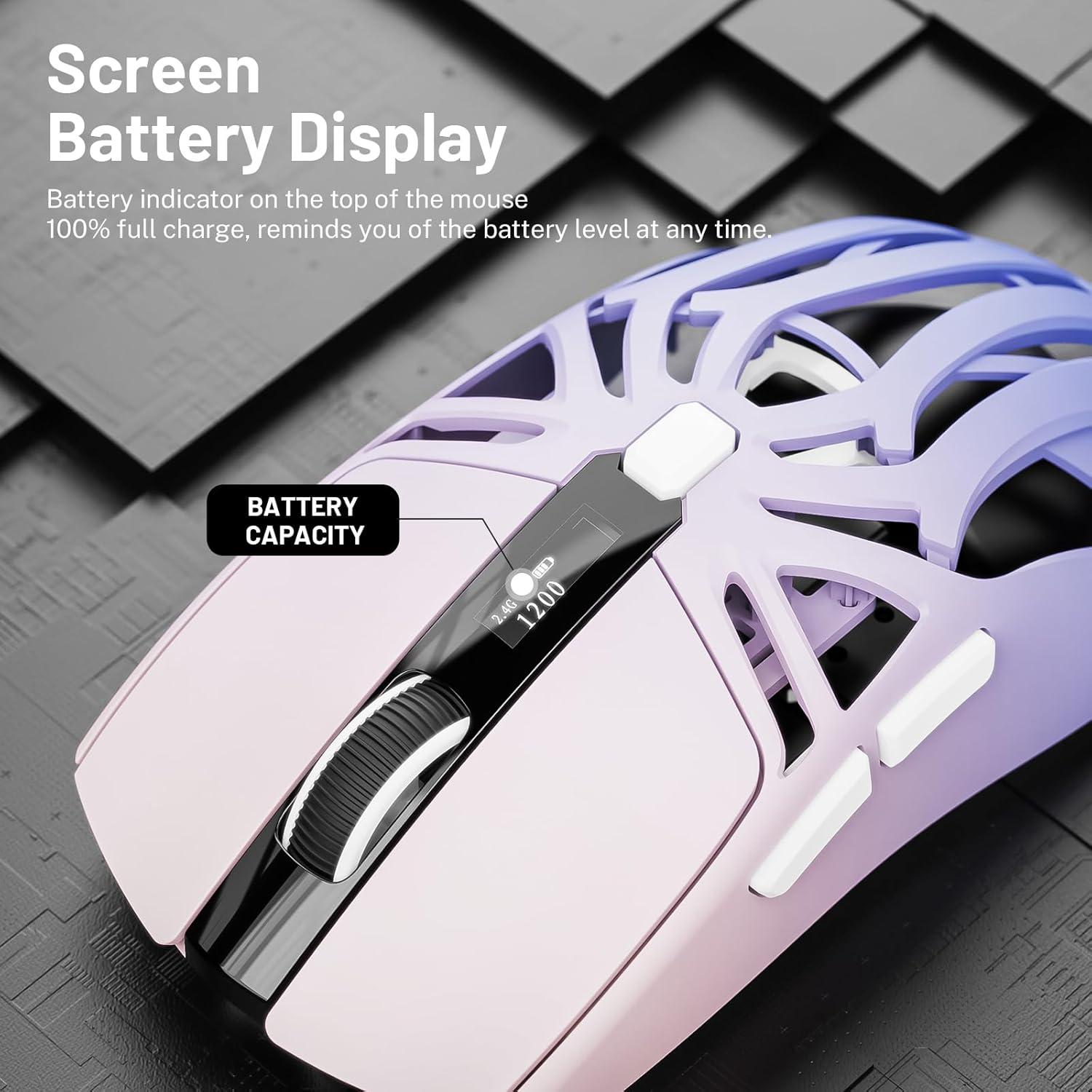 Ratón Gaming Inalámbrico Attoe SML-YXSB-01F 10000 DPI RGB