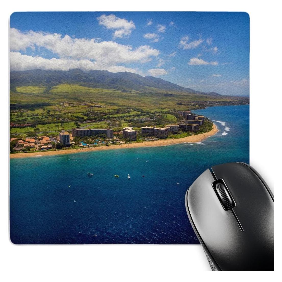 Alfombrilla de Ratón 3D Rose Kaanapali Maui 20.32x20.32cm