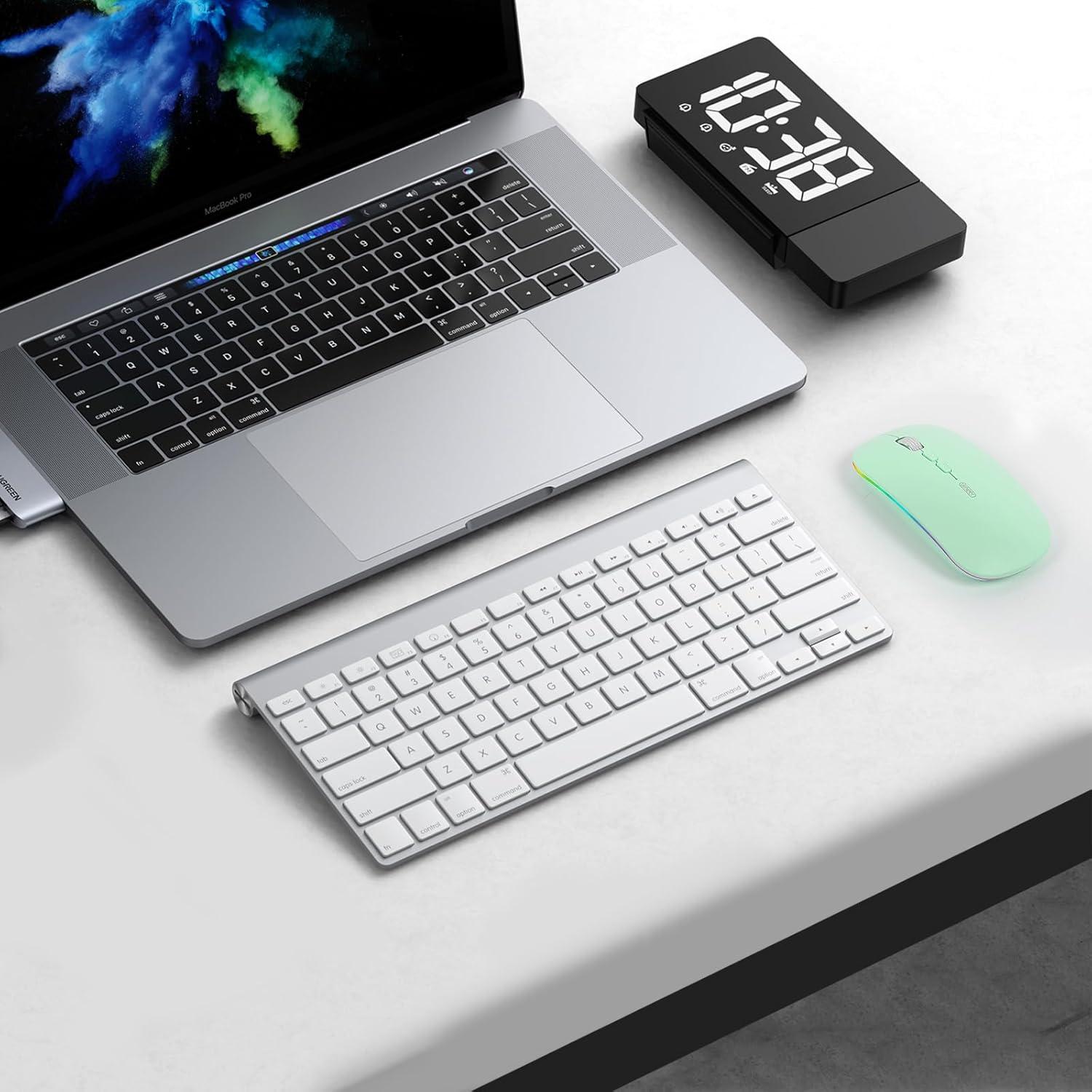 Ratón Inalámbrico Bluetooth Uineer M1LBS Recargable Verde