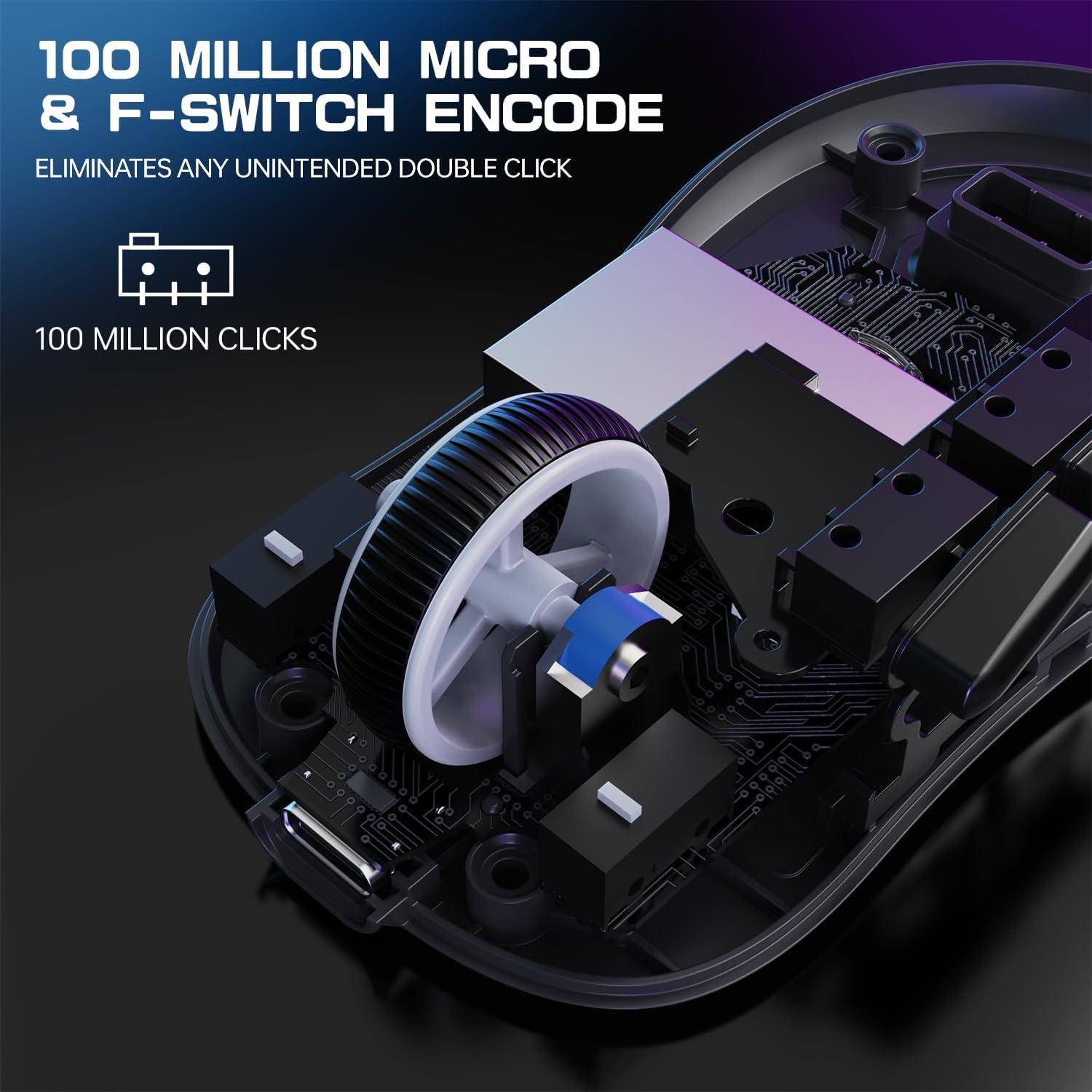 Ratón Gaming Inalámbrico ATTACK SHARK X3MAX 42K DPI Ligero