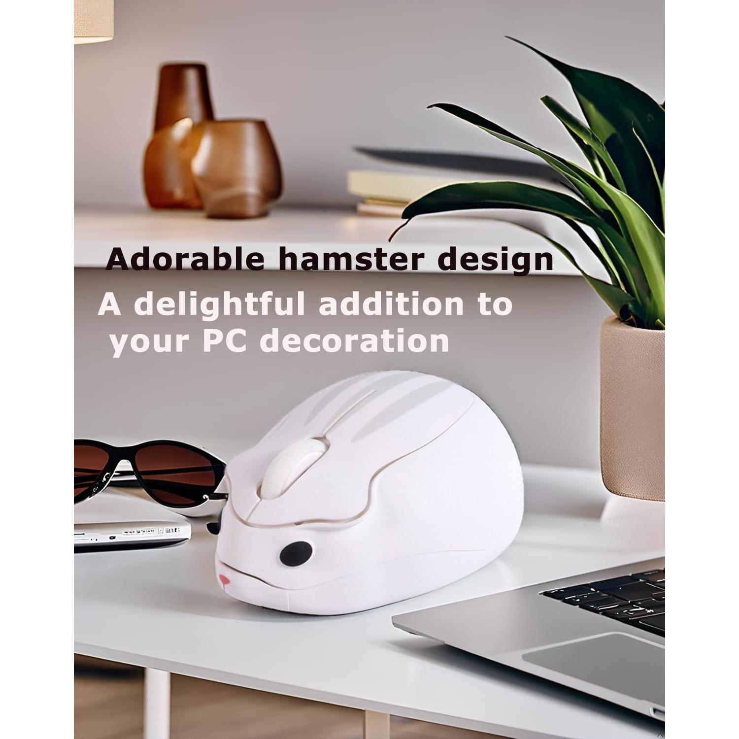 Ratón Inalámbrico Óptico SHARE SUNSHINE Blanco 1200DPI Silencioso