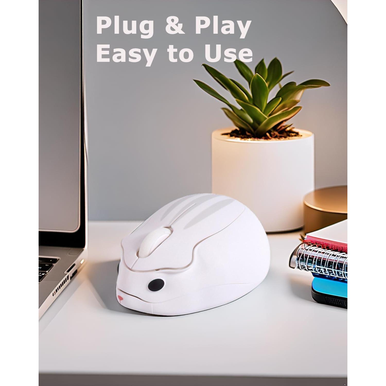 Ratón Inalámbrico Óptico SHARE SUNSHINE Blanco 1200DPI Silencioso