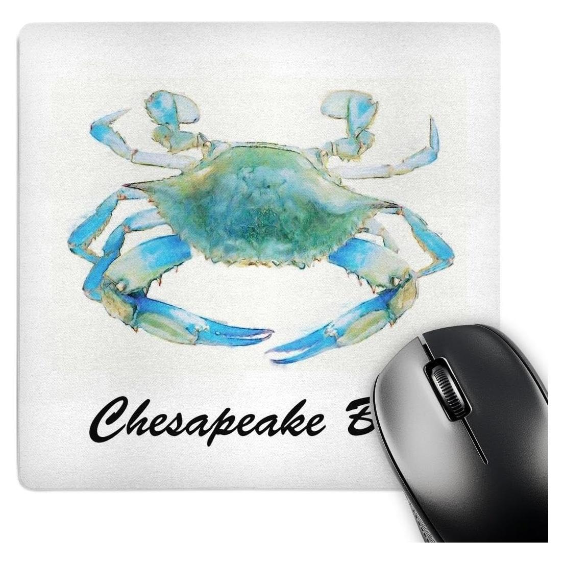 Alfombrilla para Mouse 3dRose Cangrejo Azul 20.32cm