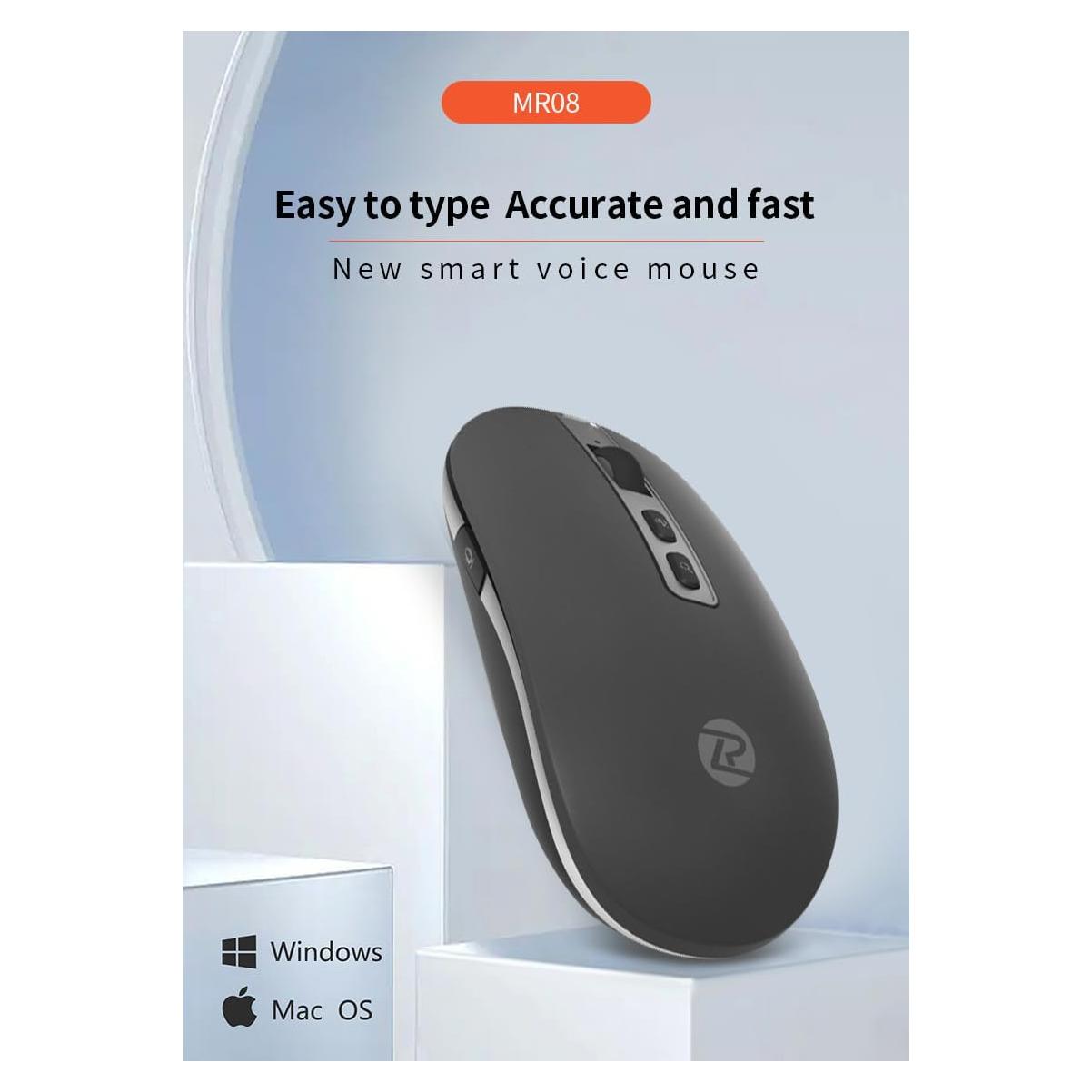 Ratón Inalámbrico Bluetooth Inteligente con Voz - McBlo