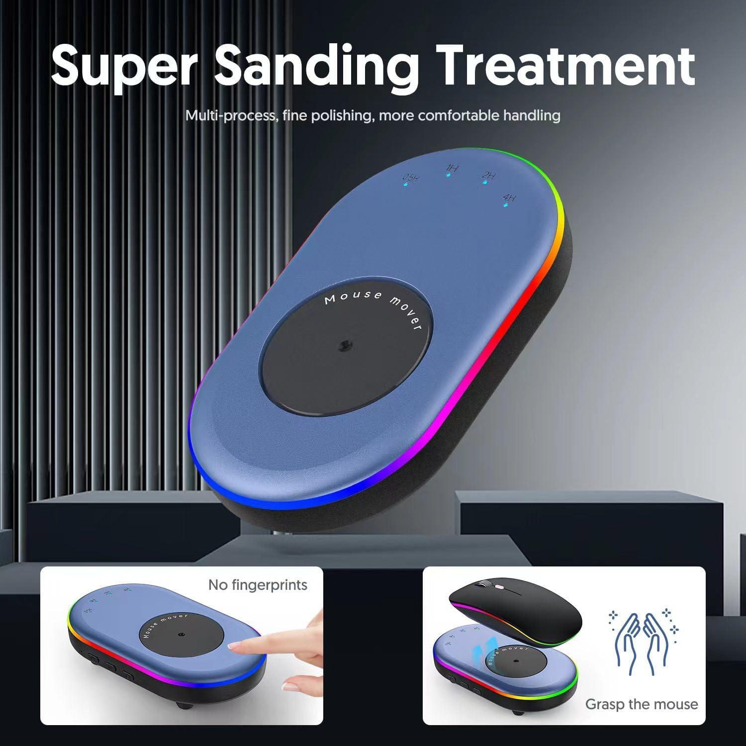 Movilizador de Mouse TTPOK Ultra Delgado con Temporizador 2024