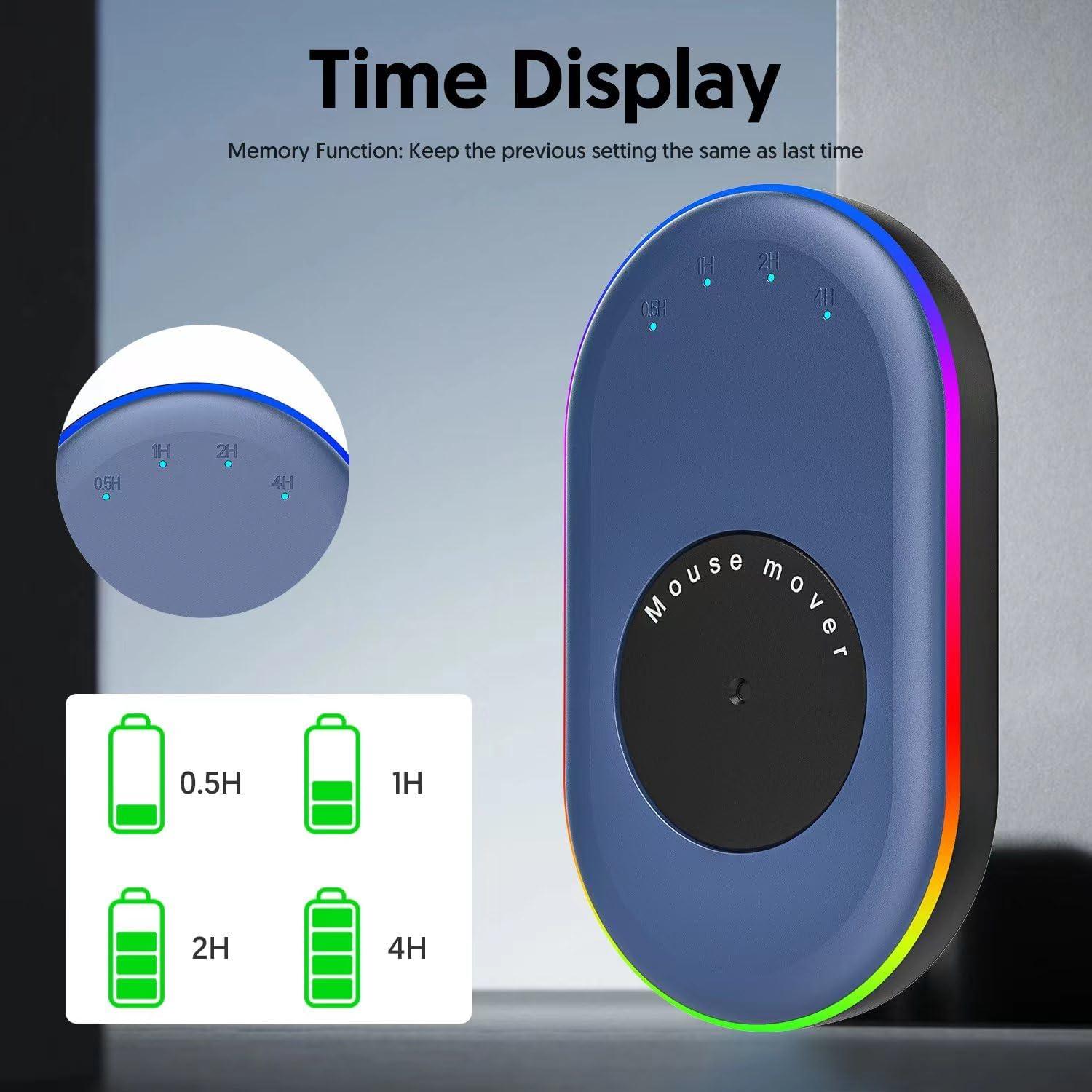 Movilizador de Mouse TTPOK Ultra Delgado con Temporizador 2024