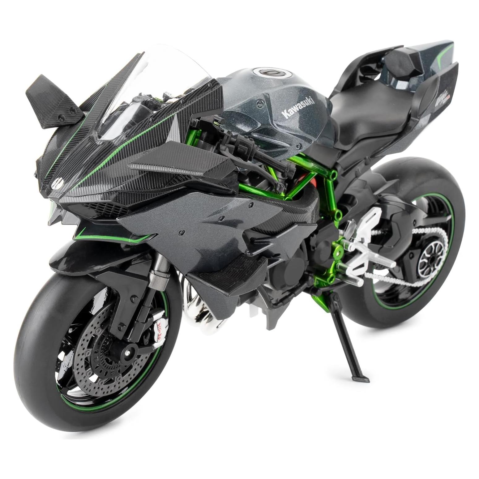 Modelo Motocicleta DieCast BDTCTK Ninja H2R 1:9 Negro