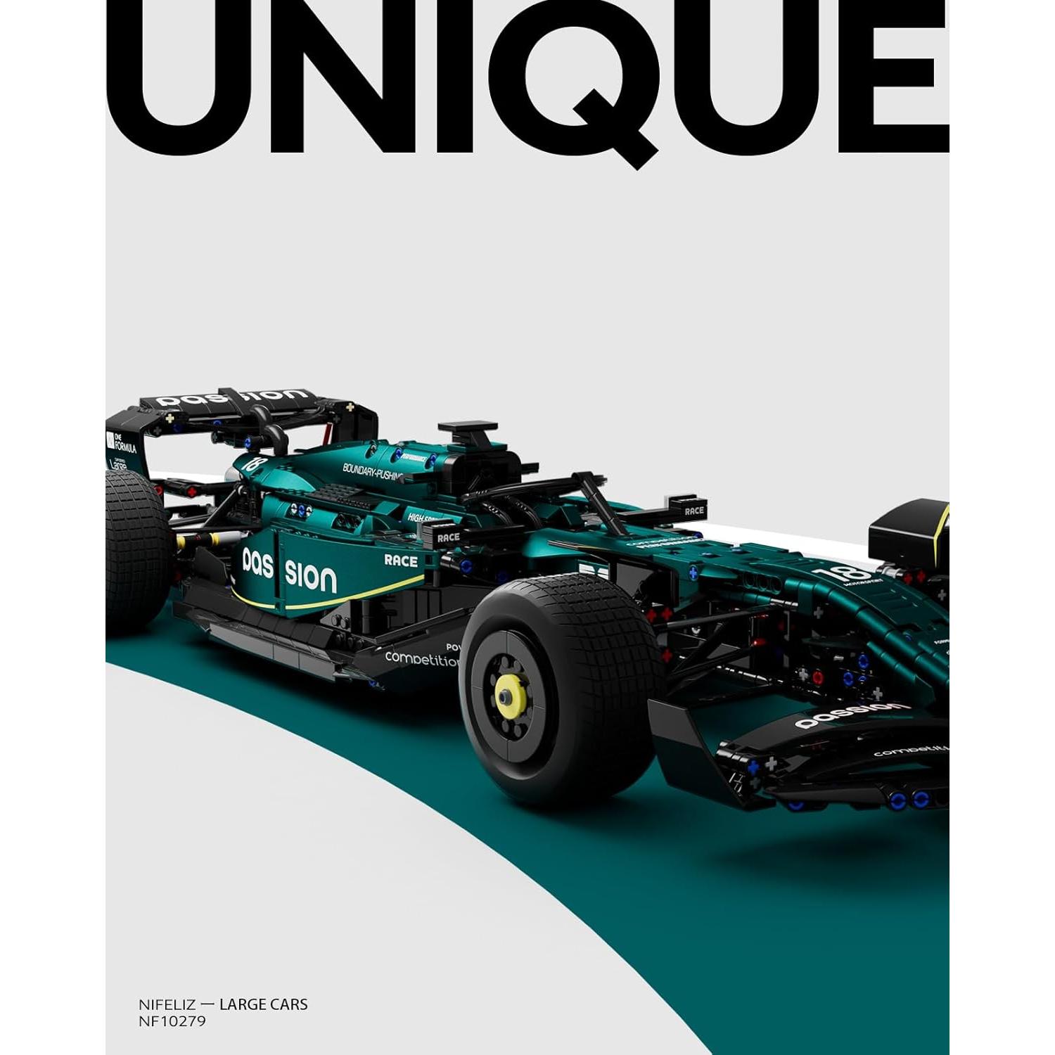 Set de Construcción Coche Fórmula 1 Nifeliz 1:8 2351 Piezas