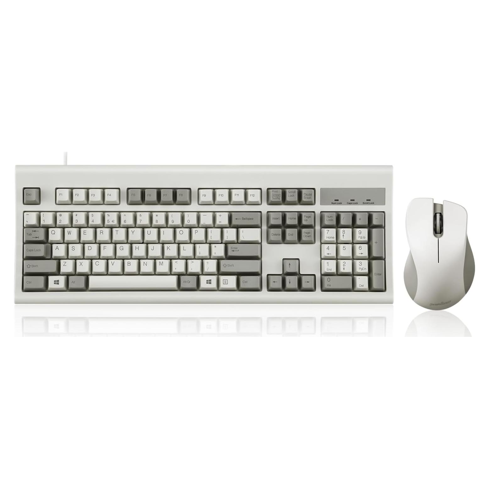 Teclado Ergonómico Completo Perixx PERIBOARD-106 y Ratón Inalámbrico PERIMICE-621