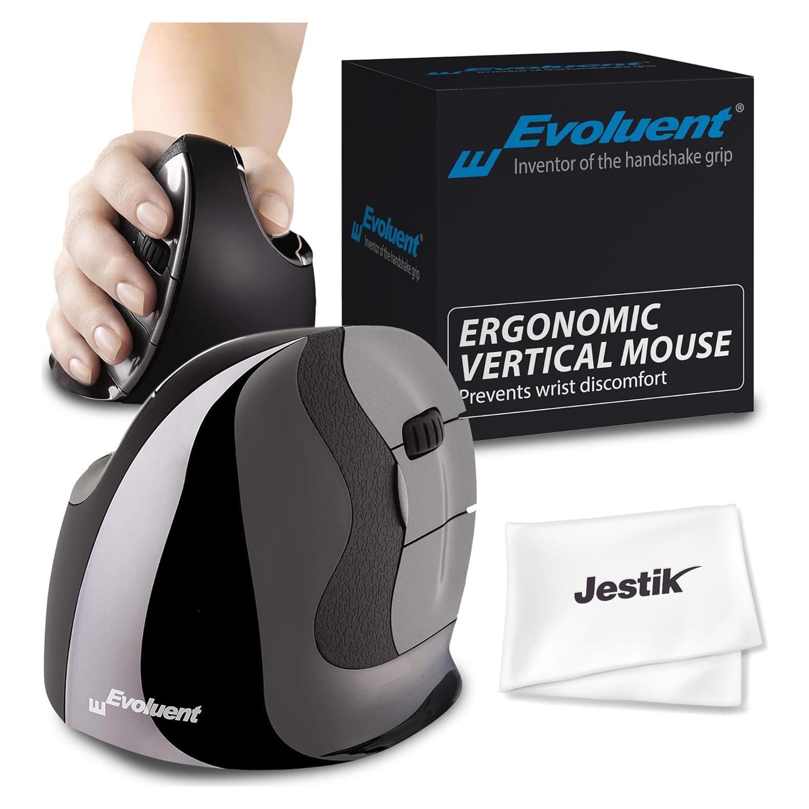 Ratón Ergonómico Evoluent Vertical Mouse D VMDM con Cable