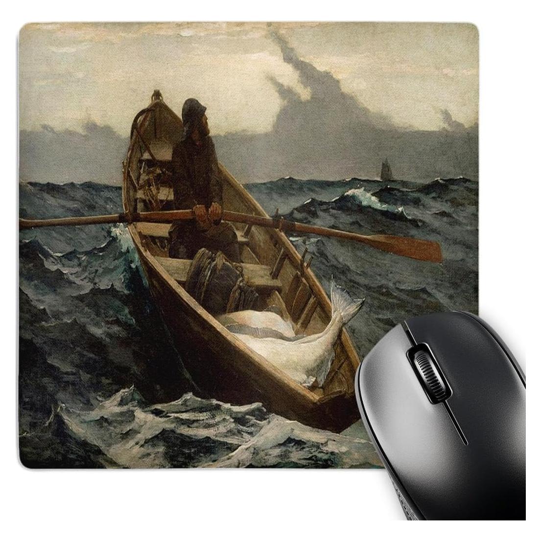 Alfombrilla de Ratón 3D Rose Vintage Winslow Homer 20.32 cm