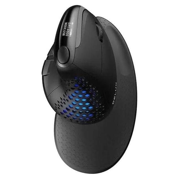 Ratón Vertical Ergonómico Genérico con Pantalla OLED y Conexión USB-C