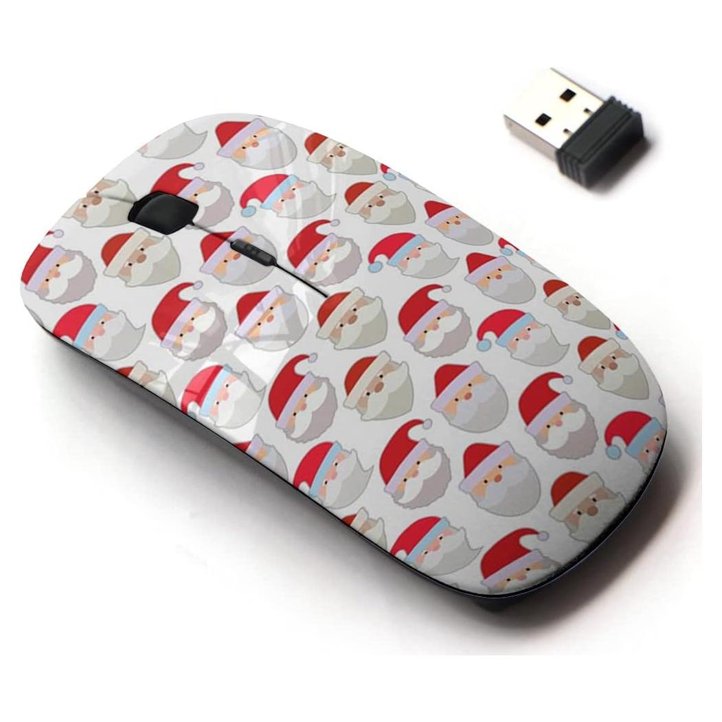 Ratón Inalámbrico 2.4G CJCBROES Diseño Santa Claus