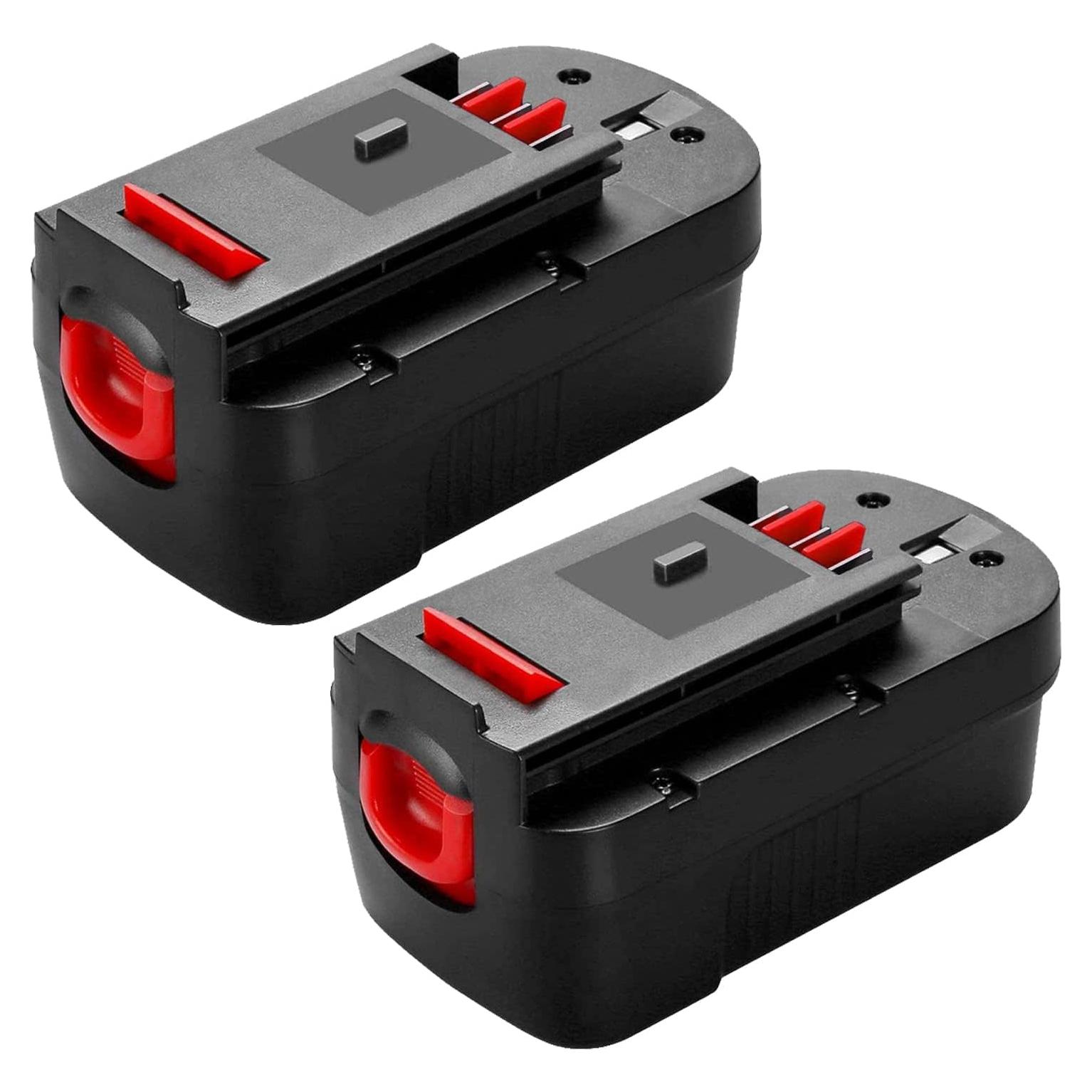 Paquete de 2 Baterías Ni-Mh 3600mAh para Black & Decker 18V
