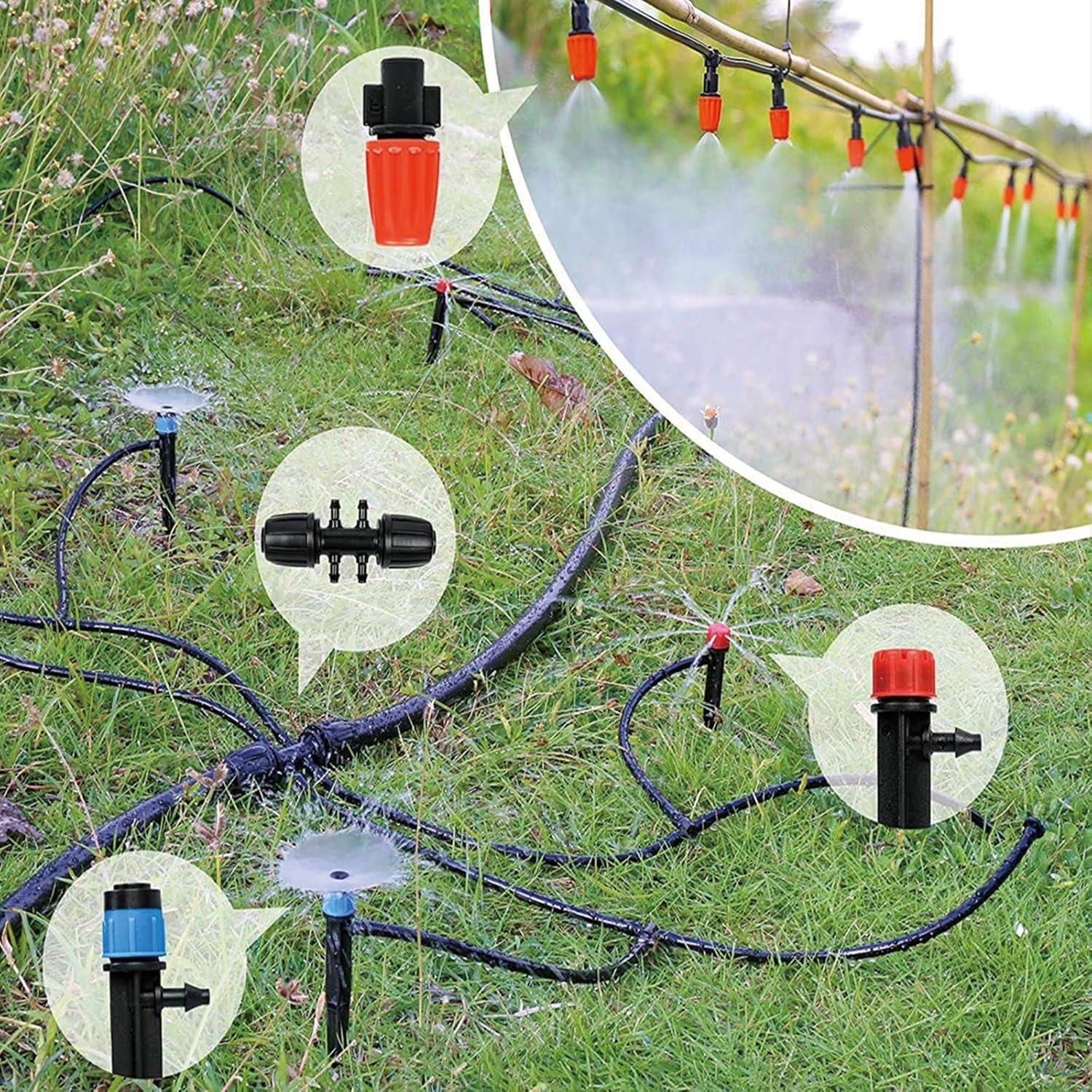 Kit de Riego por Goteo HEKIWAY 265FT para Jardín