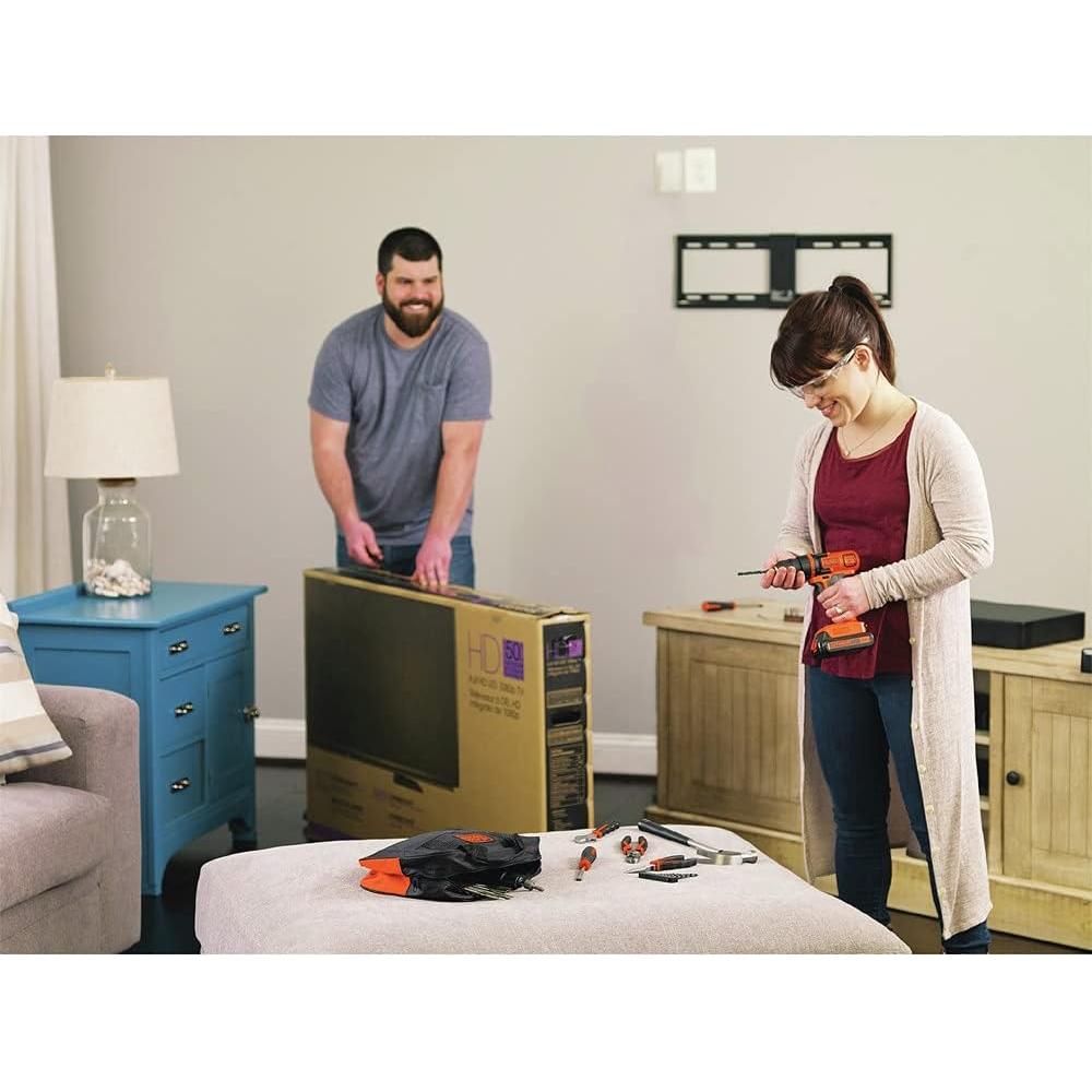 Kit de Herramientas Inalámbricas BLACK+DECKER 20V 68 Piezas