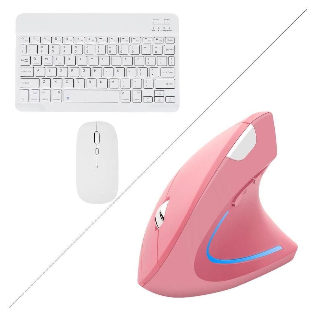 Conjunto Teclado y Ratón Bluetooth Ergonómico SHARE SUNSHINE