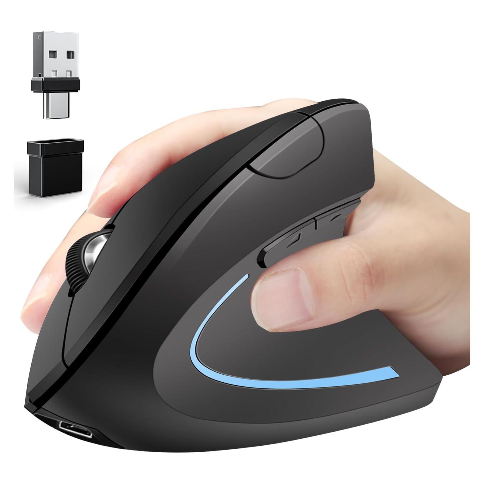 Ratón Ergonómico Inalámbrico LWGDP Neises-M101 1600 DPI