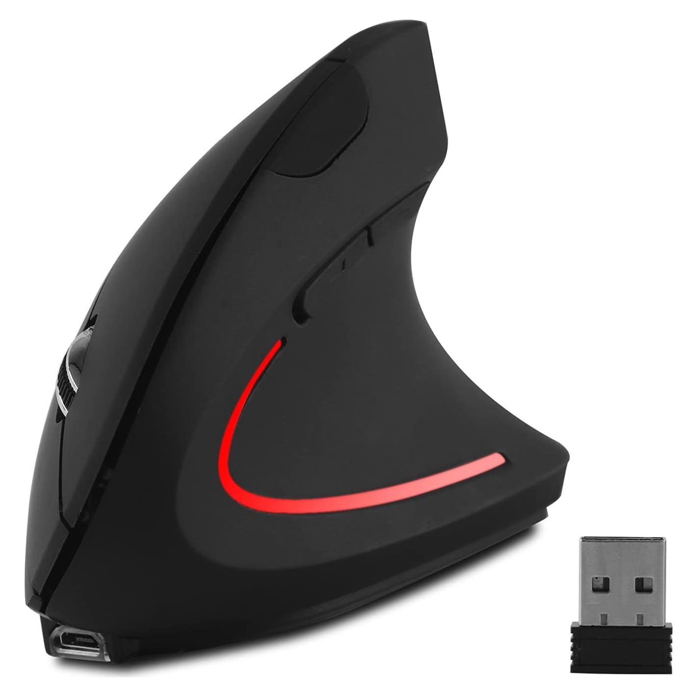 Ratón Vertical Inalámbrico Ergonómico FLY WAY 800/1200/1600 DPI