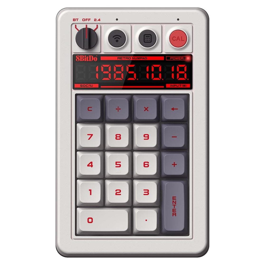 Teclado Numérico Mecánico 8Bitdo Edición N Bluetooth USB-C