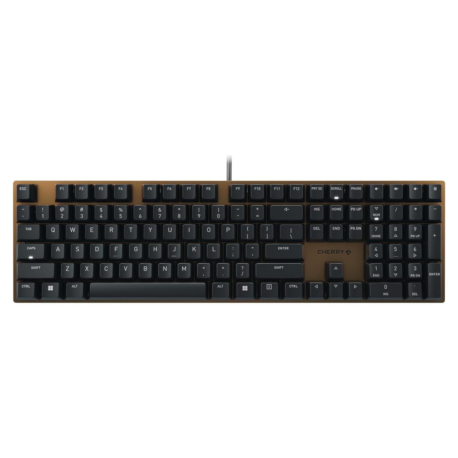 Teclado Mecánico Cherry KC 200 MX2A Rojo Silencioso 0.83kg