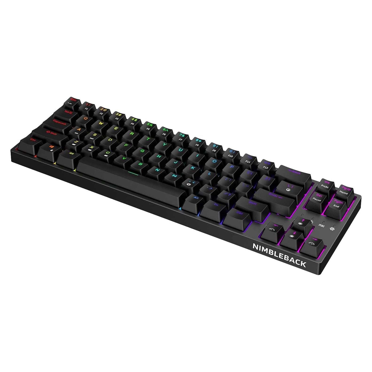 Teclado Mecánico LTC NB681 65% Retroiluminado RGB Negro