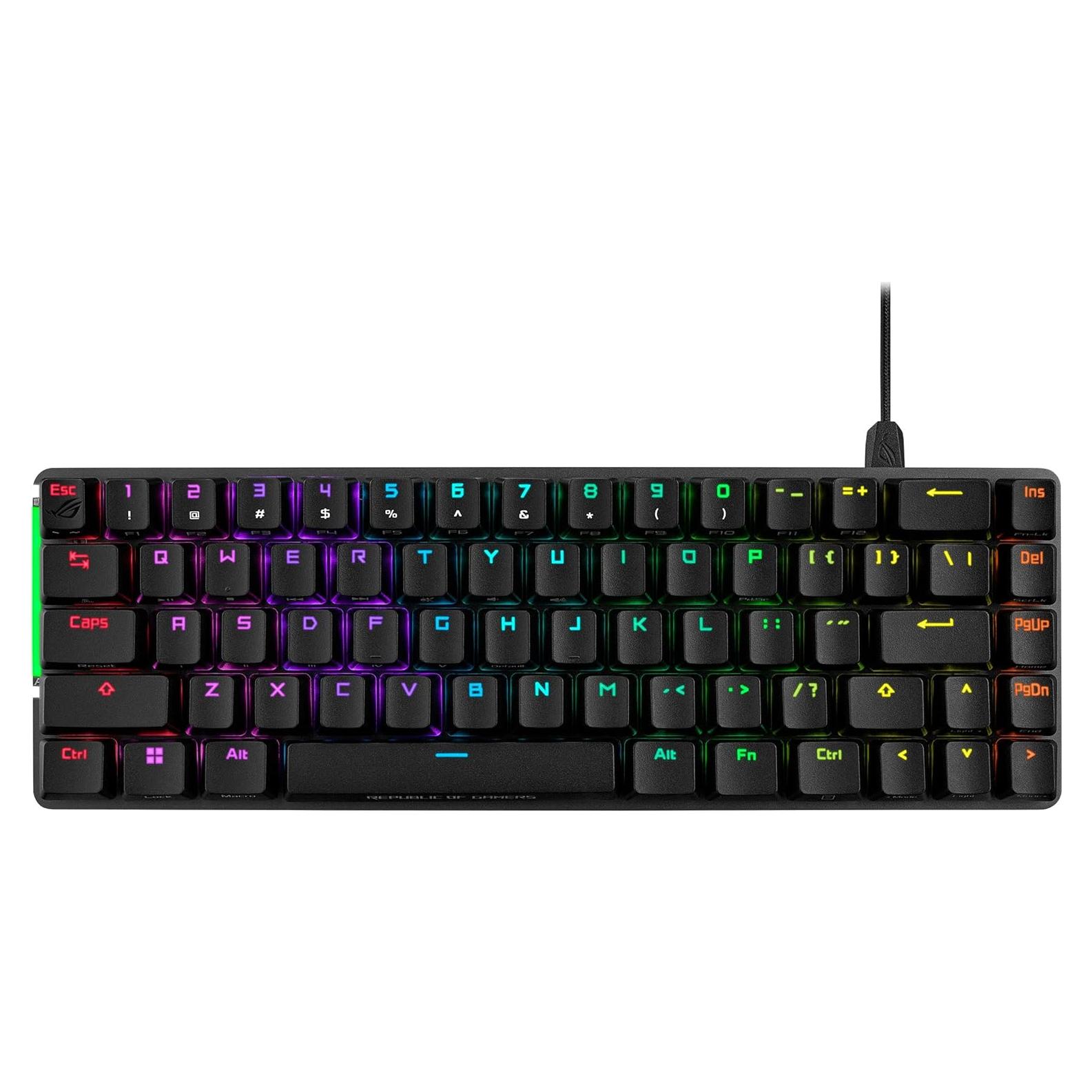 Teclado Mecánico ASUS ROG Falchion Ace 65% RGB Negro