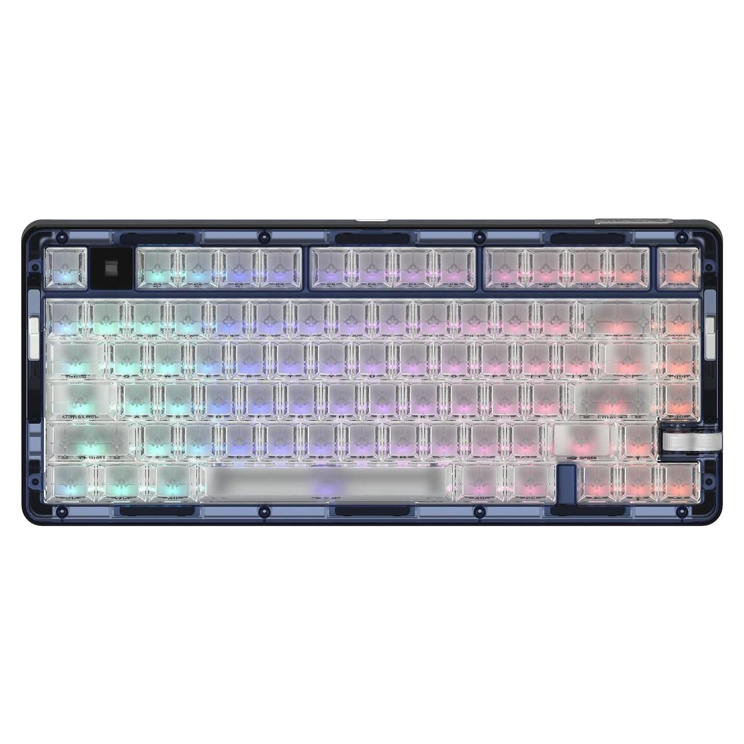 Teclado Mecánico IROK OP75 RGB Inalámbrico 75% Blanco
