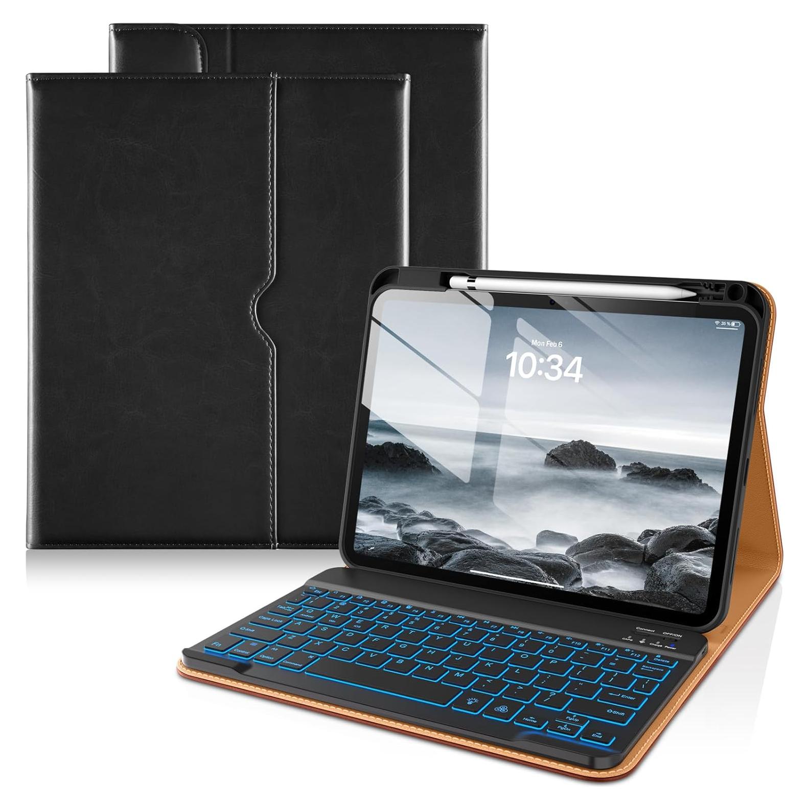 Funda con Teclado Inalámbrico DTTO para iPad 11" y 10.9"