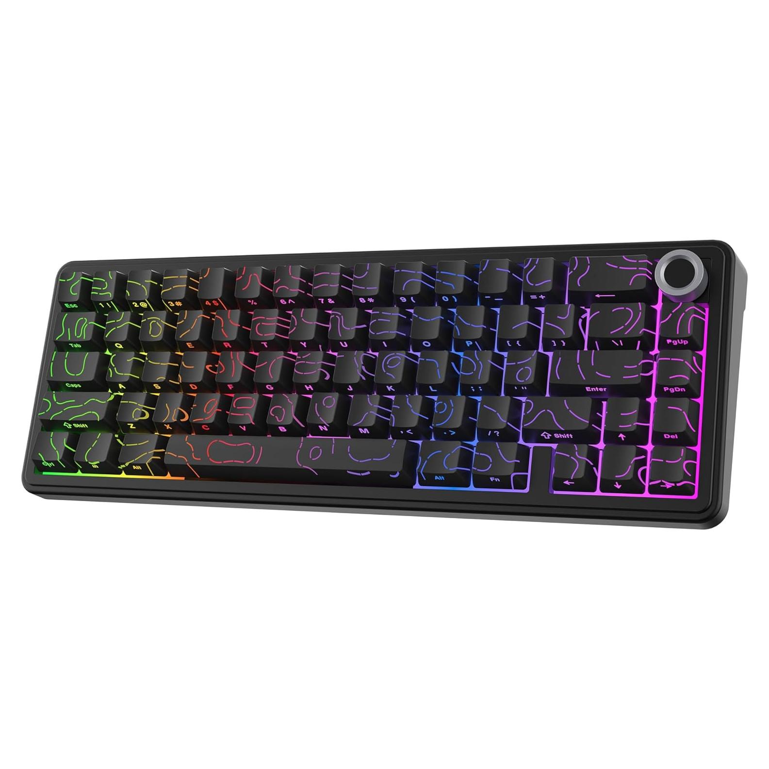Teclado Mecánico Inalámbrico EPOMAKER F65 PRO RGB 66 Teclas