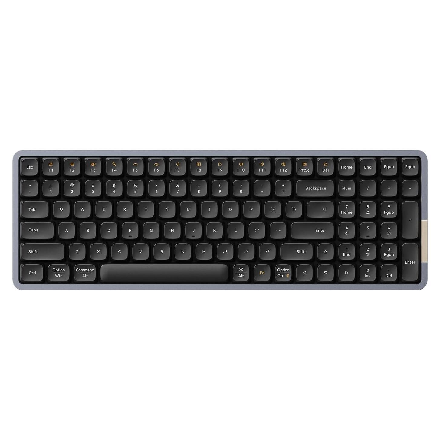 Teclado Mecánico Inalámbrico Lofree Flow - Perfil Bajo, 100 Teclas, Bluetooth, Aluminio