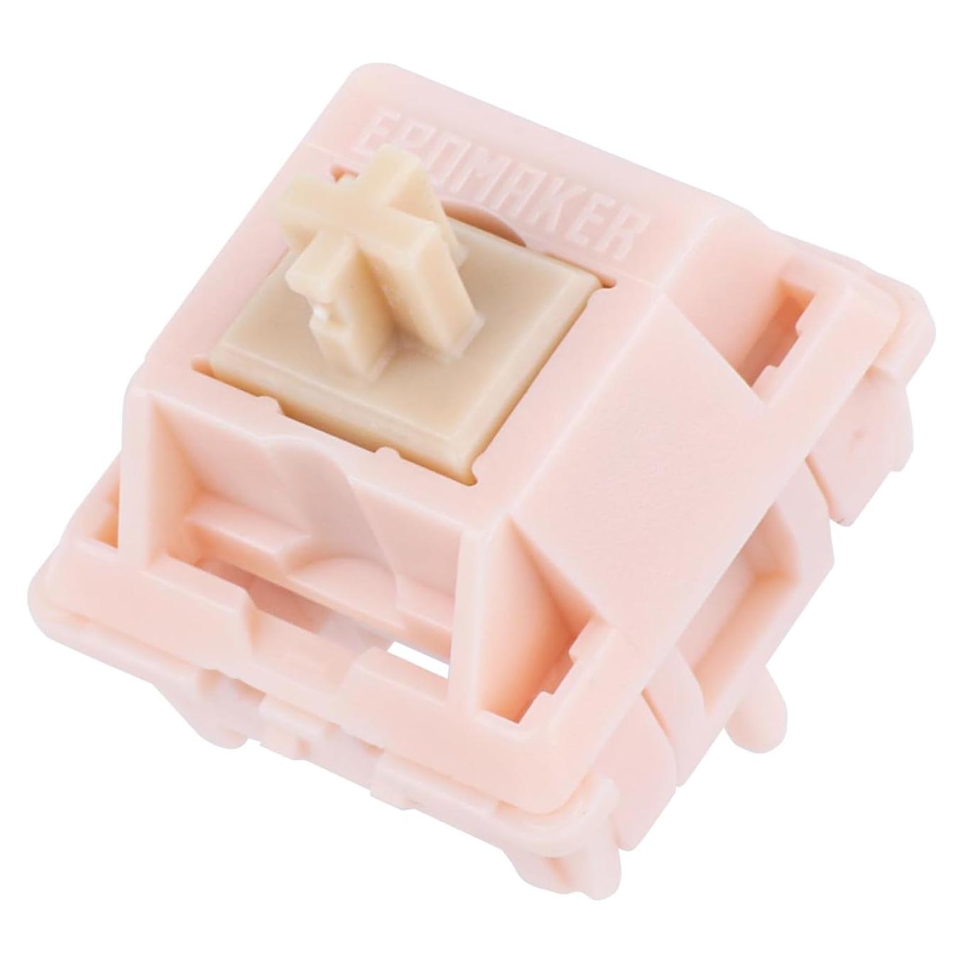 Interruptores Silenciosos EPOMAKER Nude Rosa 40gf 35 PCS