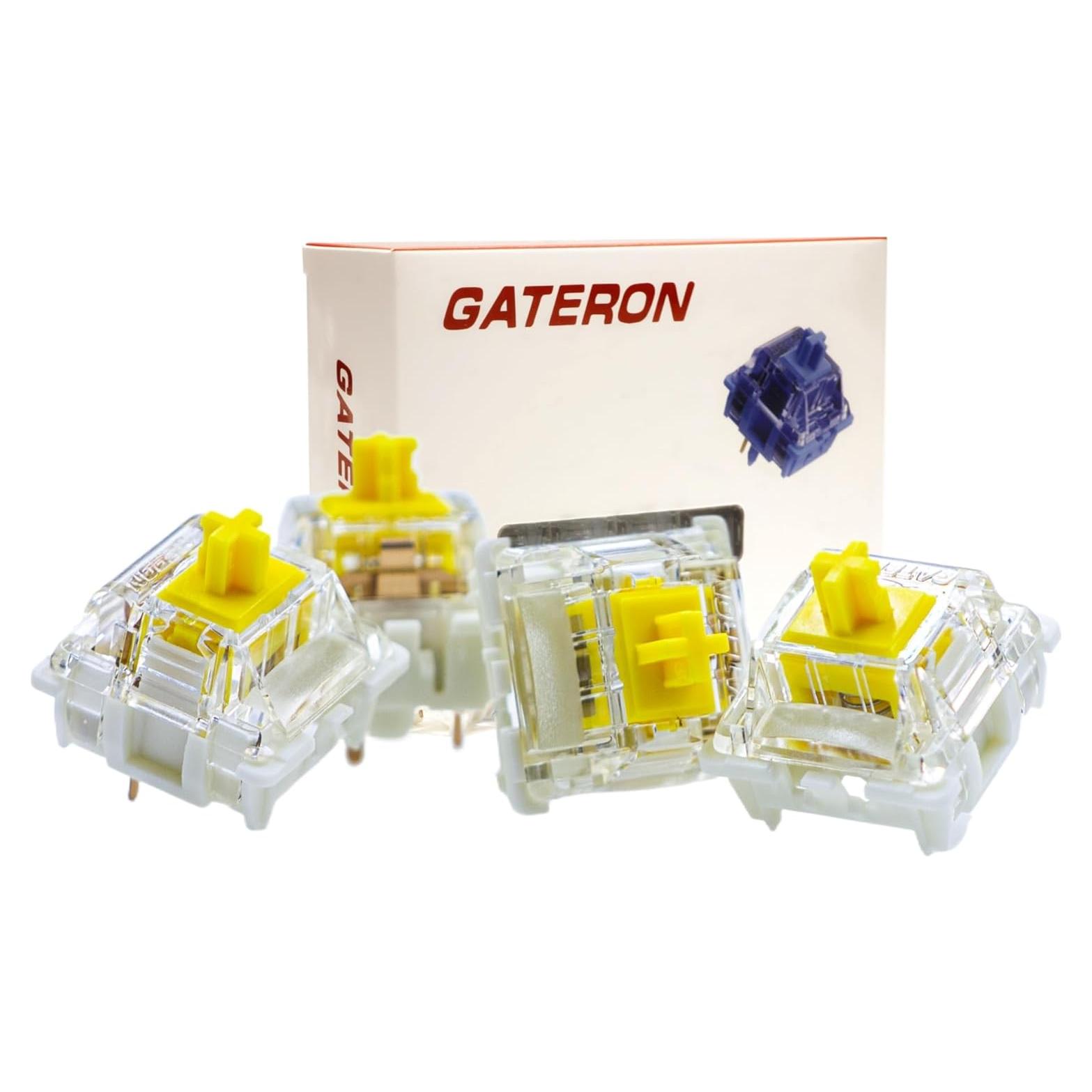 Interruptores mecánicos Gateron G Pro 3.0 Amarillo 105 Pcs