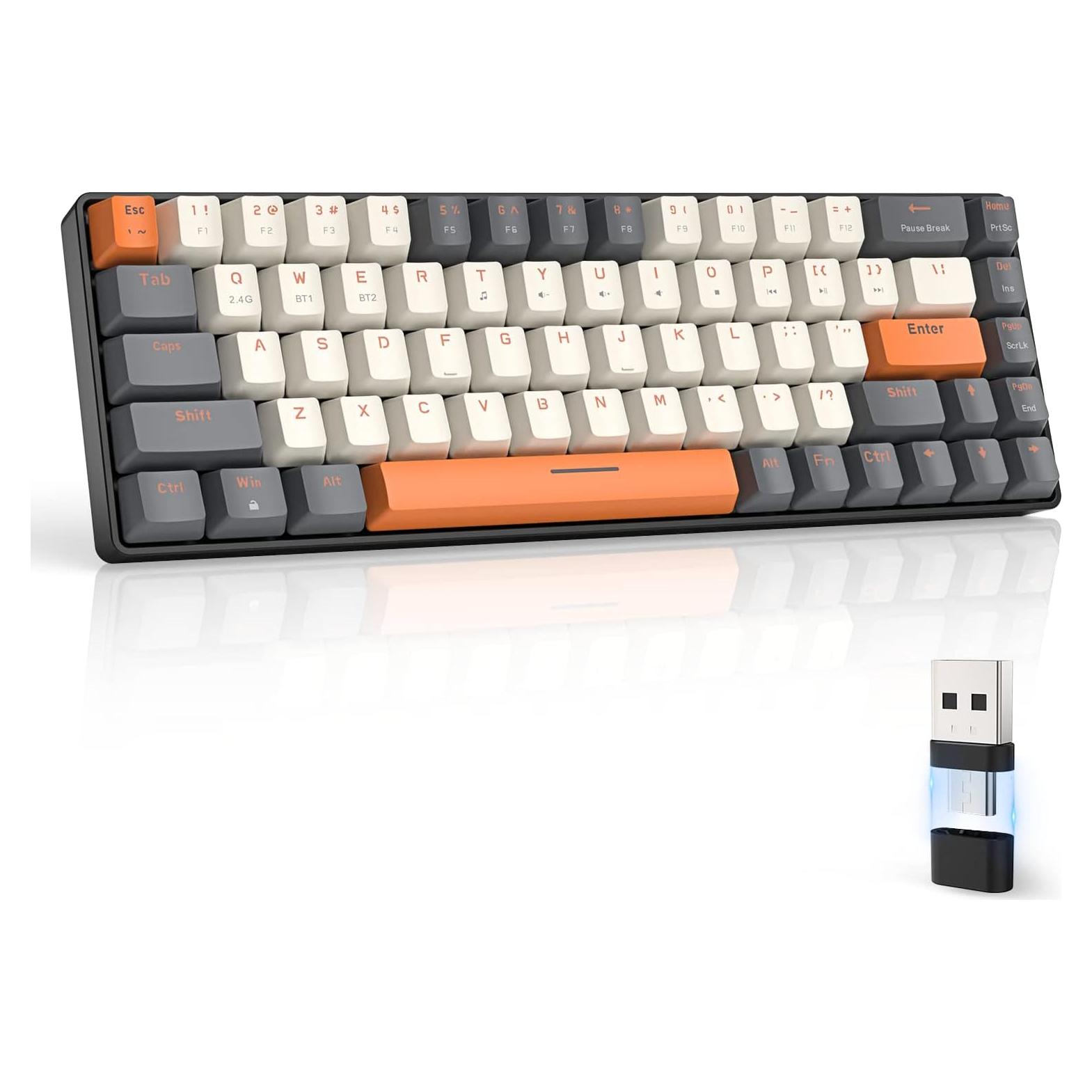 Teclado Mecánico Inalámbrico ZIYOU LANG RK68 60% Bluetooth 5.0