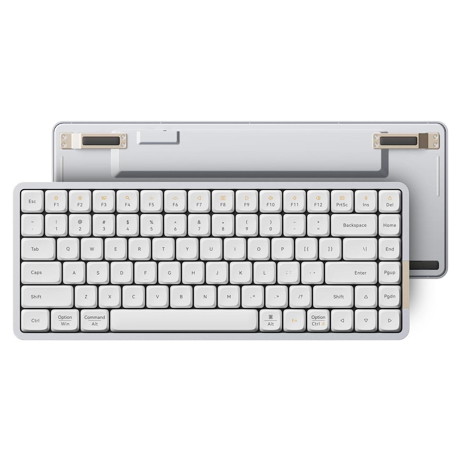 Teclado Mecánico Inalámbrico Lofree Flow84 Blanco 75% POM